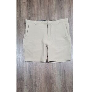 TEREN Traveler Adventure Shorts Mens 36x7 Khaki Stretch Outdoor Performance